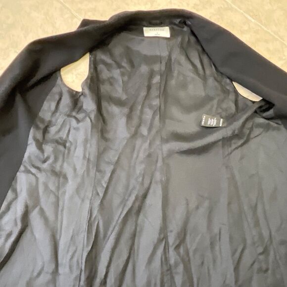 BABATON ARITZIA double -breasted Mini Dress Size 4 Black sleeveless pockets - Picture 10 of 12